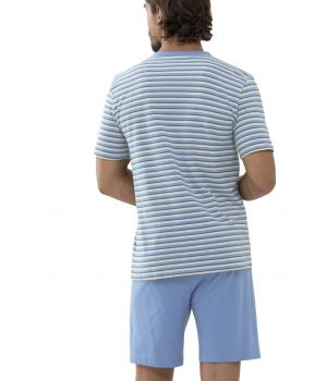 Mey Pyjama kort Cross Stripe
