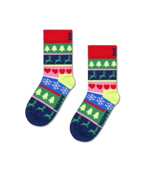 Happy Sock Christmas Stripe