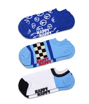 Happy Sock Blue Peace 3-Pack