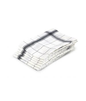 Libeco Parma Handdoek 70x70 Black-Een maat