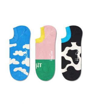 Happy Sock Summer Day No Show 3-Pack