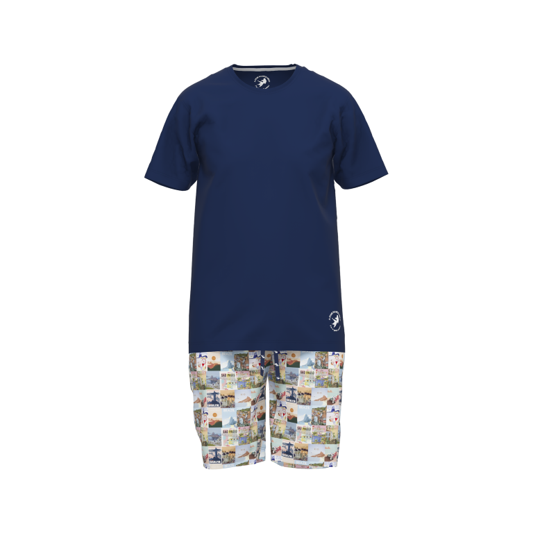 A Fish Named Fred Pyjama kort