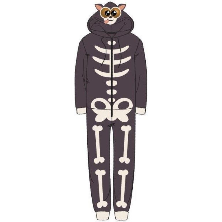 Unisex onesie chocolade bruin