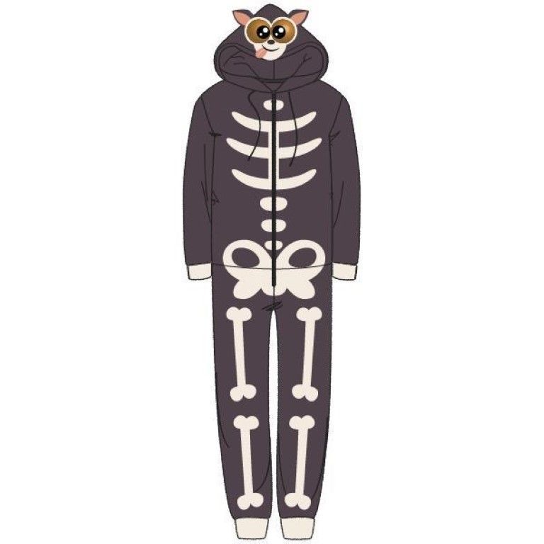 Unisex onesie chocolade bruin