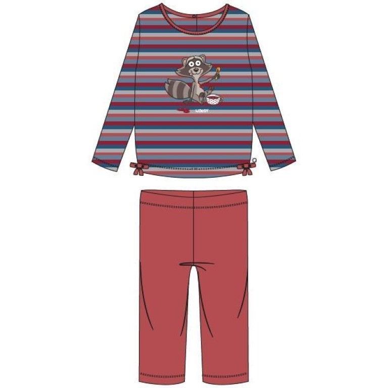 Woody Meisjes pyjama multicolor