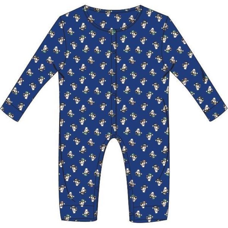 Woody Unisex onesie blauw ijsbeer