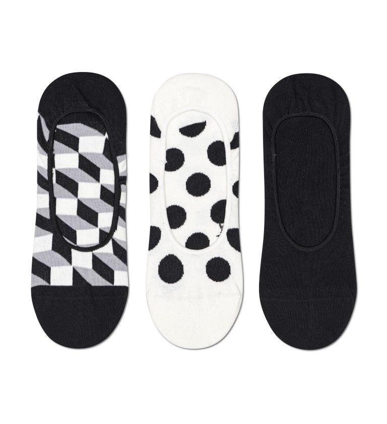 Happy Socks Filled Dot Liner Sock 3-Pack