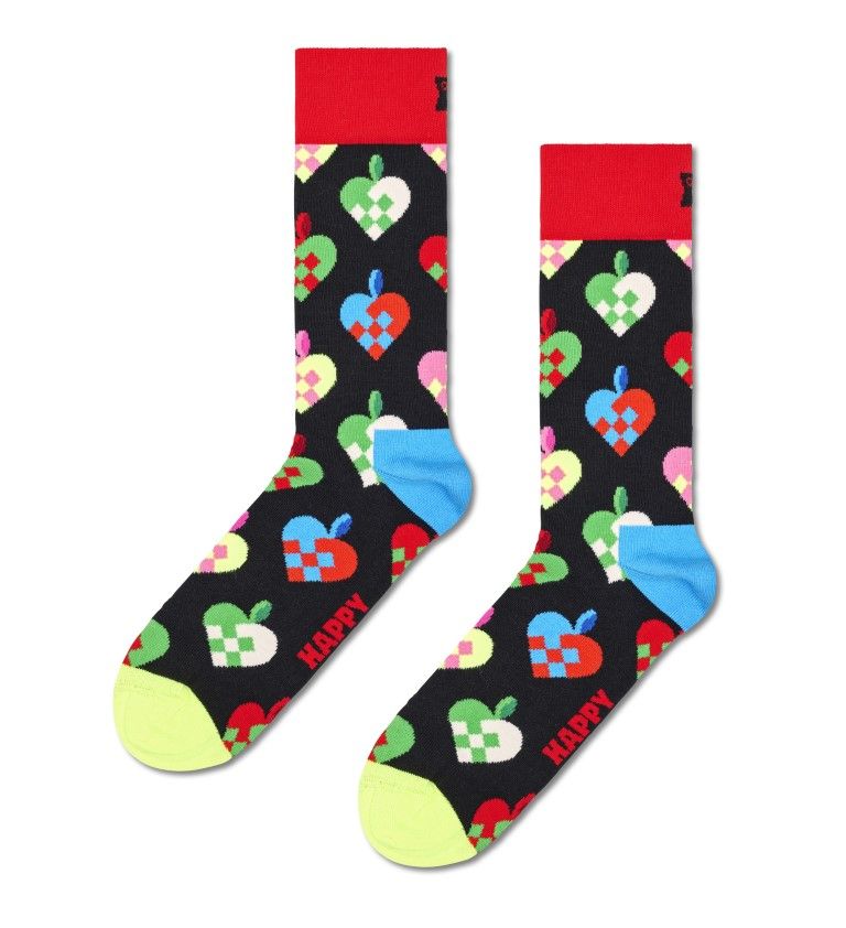 Happy Sock Braided Christmas Heart