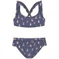 Woody Bikini blauwe strepen cavia