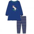 Woody Meisjes pyjama blauw