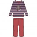 Woody Meisjes pyjama multicolor