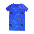 Snurk T-shirt Dress Blue Parrot