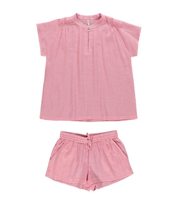 Dorélit Pyjama Izzie+Cupido Check Red