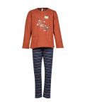 Woody Meisjes-Dames pyjama roest