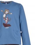 Woody Meisjes-Dames pyjama blauw