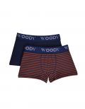 Woody Jongens short duo donkerblauwe str