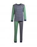Woody Jongens-Heren pyjama donkerblauw-gebroken