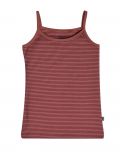 Woody Meisjes singlet oudroze-bordeaux