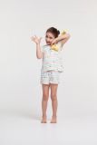 Woody Meisjes-Dames pyjama meeuwen golven gepri