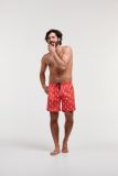 Woody Jongens-Heren short rood meeuwen