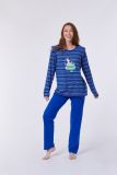 Woody Meisjes-Dames pyjama multicolor