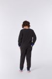 Woody Jongens-Heren pyjama antraciet