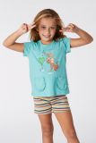 Woody Meisjes-Dames Pyjama zeegroen