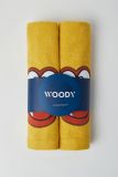 Woody Handdoek mosterdgeel