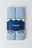 Woody Handdoek lichtblauw