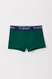 Woody Jongens Boxer duopack groen + lich