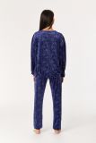 Woody Meisjes-Dames sweater en broek donkerblauw m