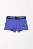 Woody Jongens Boxer duopack blauw uni +