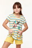 Woody Meisjes-Dames Pyjama multicolor