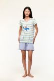 Woody Meisjes-Dames Pyjama multicolor