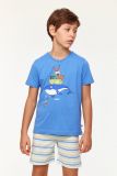 Woody Jongens-Heren Pyjama blauw