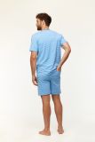 Woody Jongens-Heren Pyjama blauw