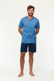 Woody Heren Pyjama blauw