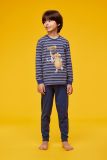 Woody Unisex Pyjama multicolor streep