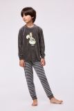 Woody Unisex Pyjama donkergrijs