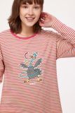 Woody Meisjes-Dames Pyjama multicolor streep