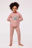 Woody Meisjes-Dames Pyjama multicolor streep
