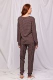 Woody Dames Pyjama verticale streep