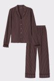 Woody Dames Pyjama verticale streep