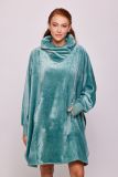 Woody Dames Sweater blauwgroen