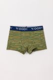 Woody Jongens Boxer set kakigroen + stre