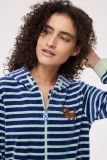 Woody Unisex Onesie blauw-groene streep