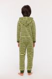 Woody Unisex Onesie groene streep