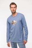 Woody Jongens-Heren Pyjama jeansblauw