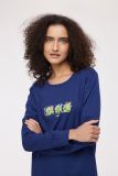 Woody Meisjes-Dames Pyjama donkerblauw