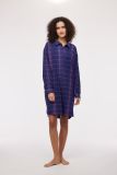 Woody Slaapkleedje blauw met roze ruit